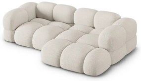 Divano angolare beige (con penisola a destra/con chaise lounge) Loretto – Cosmopolitan Design