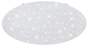 Plafoniera Moderna Verb Plastica Bianco Led Integrato 80W 3000/4000/6000K