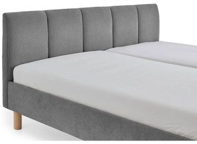 Letto matrimoniale imbottito grigio rete non inclusa 180x200 cm Joker – Meise Möbel