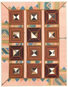 Kilim Tappeto 150x190 (Iran) Tessuto A Mano