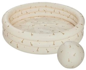 Giraffe Swimming Pool Large & Beach Ball Butter - OYOY Living Design