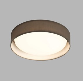 Plafoniera Gianna Tessuto Bianco Policarbonato Grigio Led 15,2W 3000K