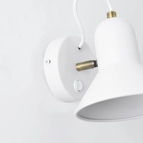 Faretto da parete ASTAMA 1xE27/40W/230V bianco/ottone