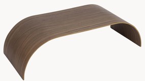 Pannello in legno di noce per mensola da parete Curva