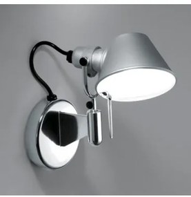 Artemide tolomeo micro faretto alluminio halo eco e14 46w - senza interruttore