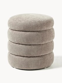 Pouf imbottito con contenitore Alto