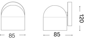 Ideal Lux - Luce Spot da parete a LED DODO 1xGX53/9W/230V bianco