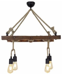 Lampadario su filo MERDIVEN 4xE27/40W/230V