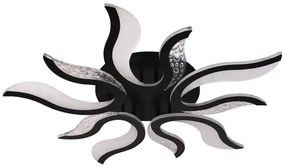 Lampadario a plafone LED dimmerabile LED/65W/230V 3000-6500K nero + telecomando