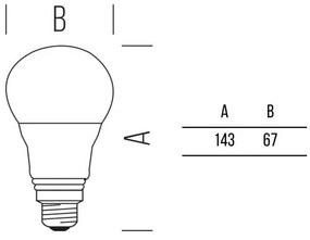 Goccia 2452lm 18W E27 OP WW DIM