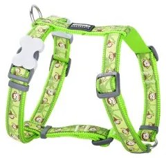 Imbracatura per Cani Red Dingo STYLE MONKEY LIME GREEN 45-66 cm 36-59 cm