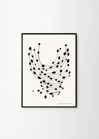 Poster 30x40 cm Dancing Dots – Leise Dich Abrahamsen – The Poster Club