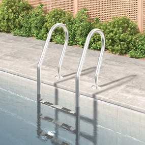 Scala Per Piscina 54x38x158 Cm Acciaio Inox 304 /