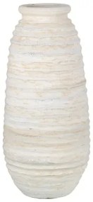 Vaso Ceramica Crema 35 x 35 x 80 cm