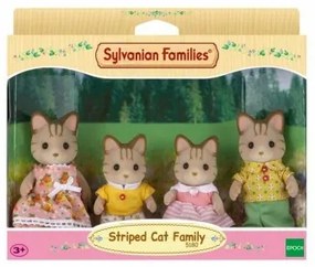 Personaggi d'Azione Sylvanian Families Striped Cat Family