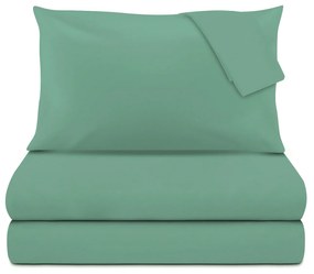 Completo letto matrimoniale verde Sugar