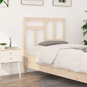 Testiera Per Letto 95,5x4x100 Cm Legno Massello Di Pino /