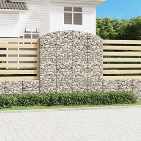 Cesto Gabbione Ad Arco 200x50x200/220 Cm Ferro Zincato /