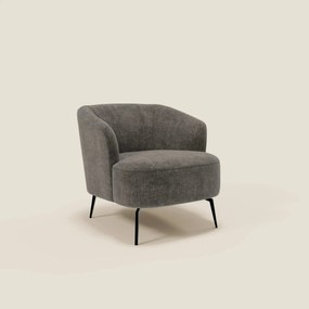 Renoa Poltroncina dall'eleganza moderna in tessuto smacchiabile T24 antracite