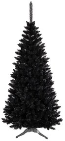 Albero di Natale nero 220 cm