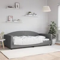 Letto da Giorno Grigio Scuro 100x200 cm in Tessutocod mxl 94655