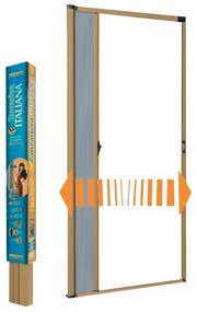 Zanzariera avvolgibile MEDAL Bazar Libera per portafinestra L 160 x H 250 cm bronzo sinistra riducibile
