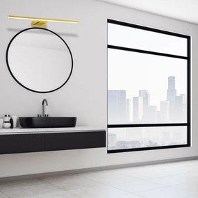 Illuminazione a specchio LED per bagno SHINE LED/13,8W/230V 60 cm IP44 oro