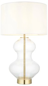 Endon 99110 - Lampada da tavolo dimmerabile KELDA 1xE27/10W/230V bianco/oro