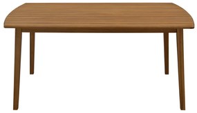 Tavolo da giardino rettangolare legno massello L160 cm CANOPEE