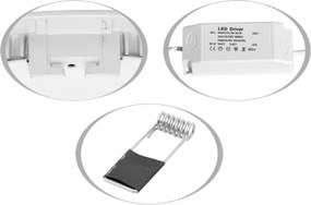 Lampada LED da incasso LADA LED/12W/230V 4100K IP44