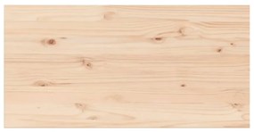 Piani tavolo 4 pz 100x50x1,7cm rettangolare legno massello pino