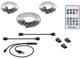 Paulmann 78880 - LED/3,5W RGB Striscia dimmerabile per TV 2m ZOLL 5V + +TC
