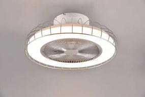 Plafoniera sandfjord  led con gabbia metallo bianco r64122106