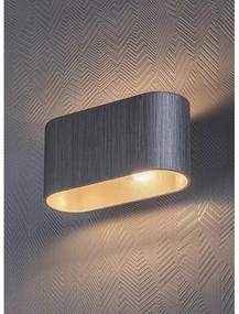 Rabalux 7025 - Applique KAUNAS 1xG9/10W/230V grigia