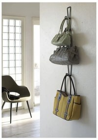 Appendiabiti nero con 6 ganci Kanazawa Joint - YAMAZAKI