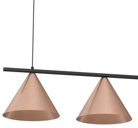 Lampadario a sospensione su cavo CAPITAL 3xGX53/15W/230V oro rosa