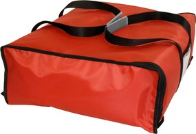 Borsa Termica Porta Pizze da Asporto 1/2 Mezzo Metro 3 o 4 Cartoni Safemi Express 4 Rossa...