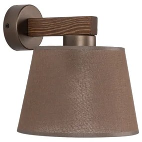 Brilagi - Lampada da parete LATTE 1xE27/15W/230V pino/marrone