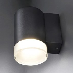 Brilagi - Applique da esterno LED RGBW MATERA 1xGU10/6W/230V nero IP54