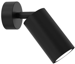 Faretto da parete HUDSON 1xGU10/8W/230V nero