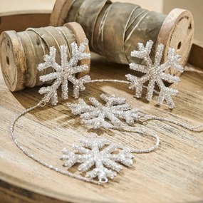 LOBERON Catenella decorativa Snowflakes