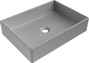 Mexen Goya lavabo da appoggio 51 x 37 cm, grigio chiaro opaco - 22185061