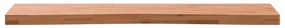 Piano per scrivania 110x(55-60)x4 cm legno massello di faggio