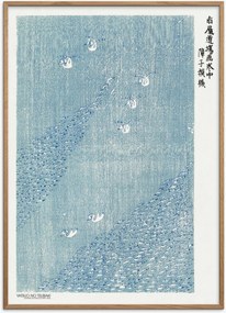 Poster incorniciato in legno di quercia Taguchi Tomoki