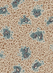 Josephine Munsey Carta da parati Bea's Swallows - Alma and Osney Blue