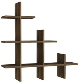 Mensola da parete JUKE 80x81,8 cm marrone