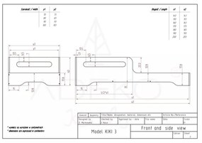 Letto per bambini 80x200 cm Kiki 3 - Adeko