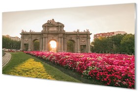 Quadro acrilico Spagna della porta Alcala Madrid 100x50 cm
