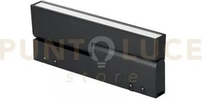 Lampada davinci slide nero led 48v 10w 980lm 3000k 22,1x8,7x2,5cm