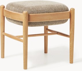 Pouf in legno di quercia Imara
